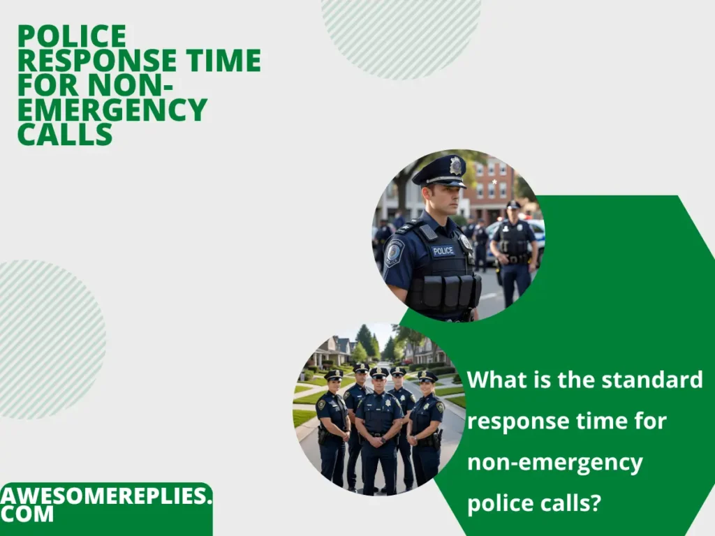 Formal Police to Respond to a Non-Emergency Call