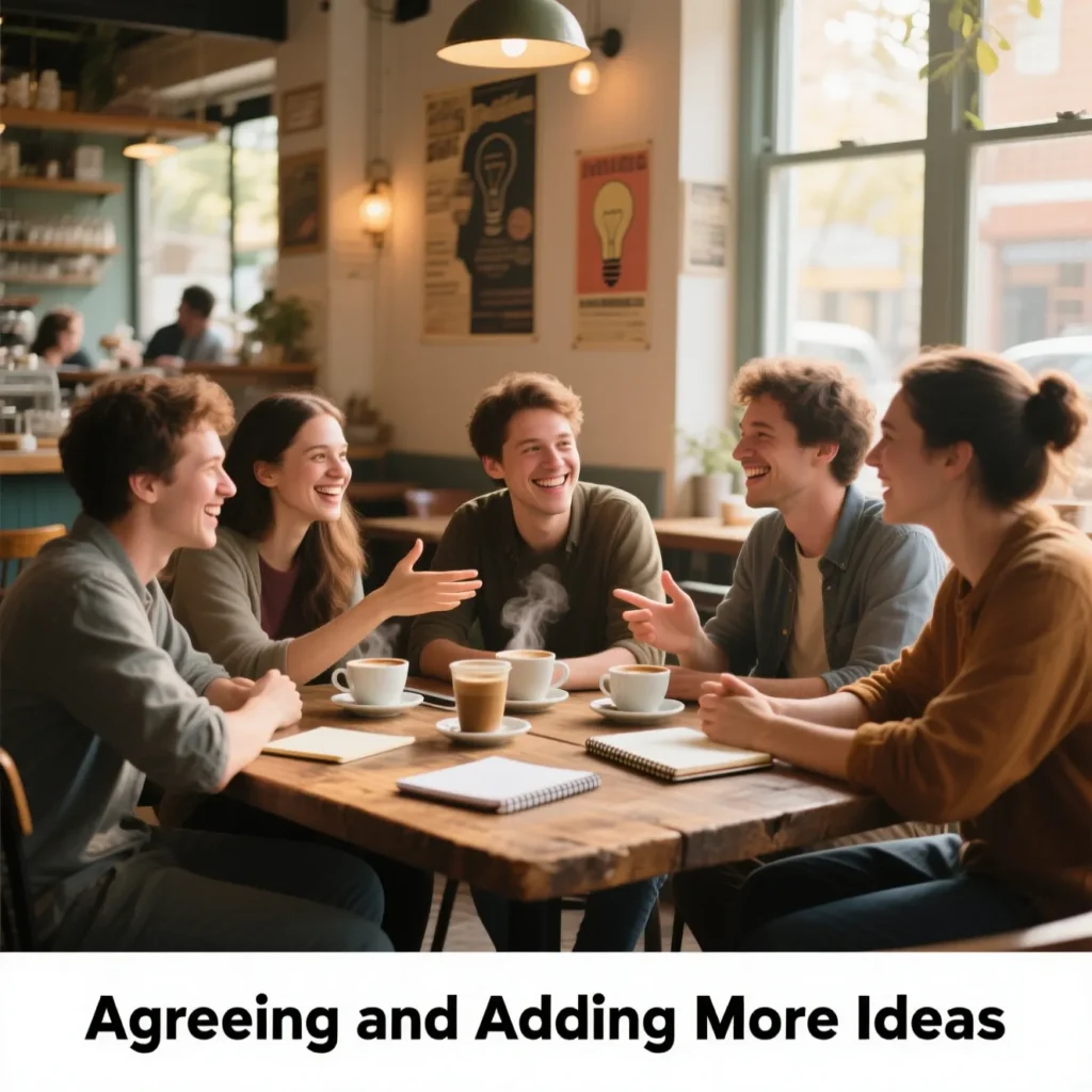 Agreeing and Adding More Ideas