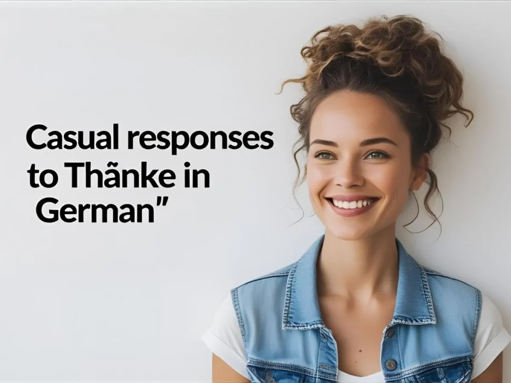 Casual Responses to Danke in German