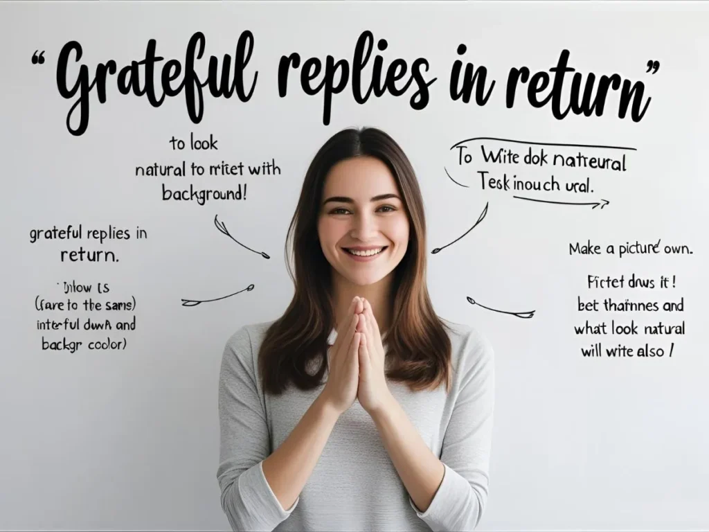 Grateful Replies in Return