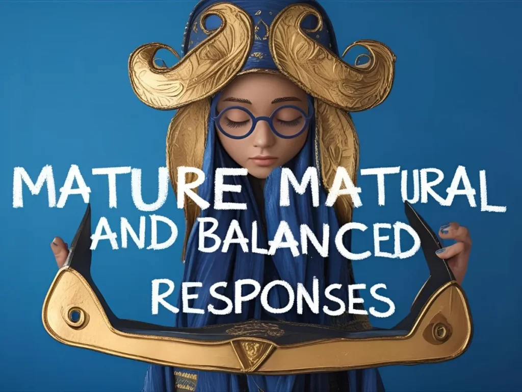 Mature and Balanced Responses