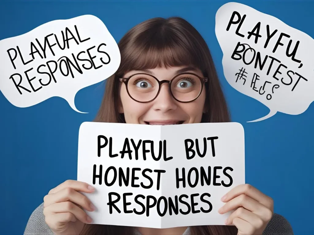 Playful but Honest Responses