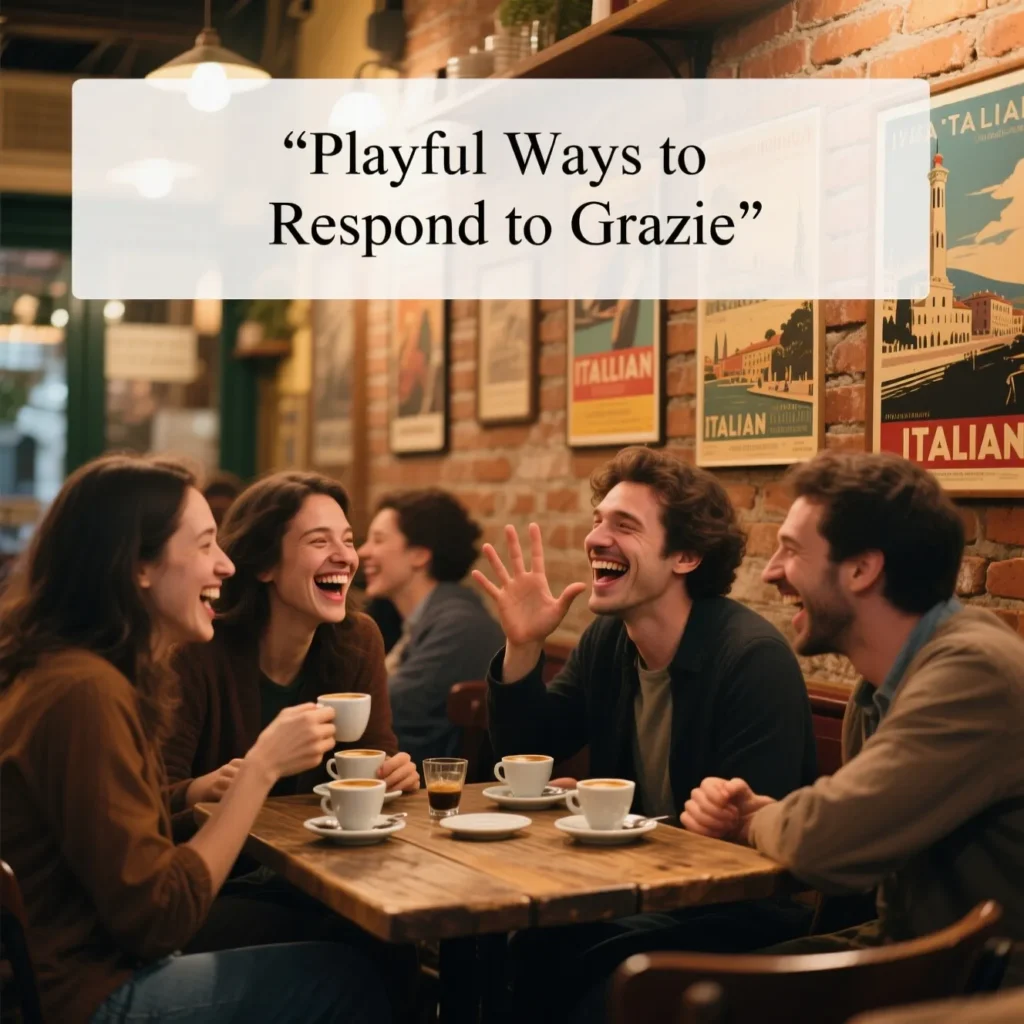 Playful Ways to Respond to Grazie