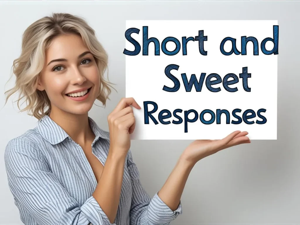 Short and Sweet Responses