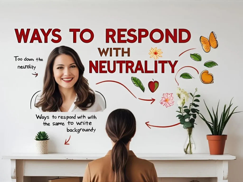 Ways to Respond With Neutrality