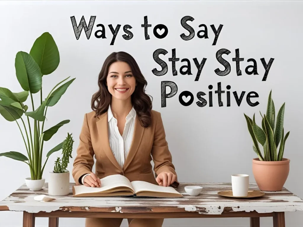 Ways to Say Stay Positive