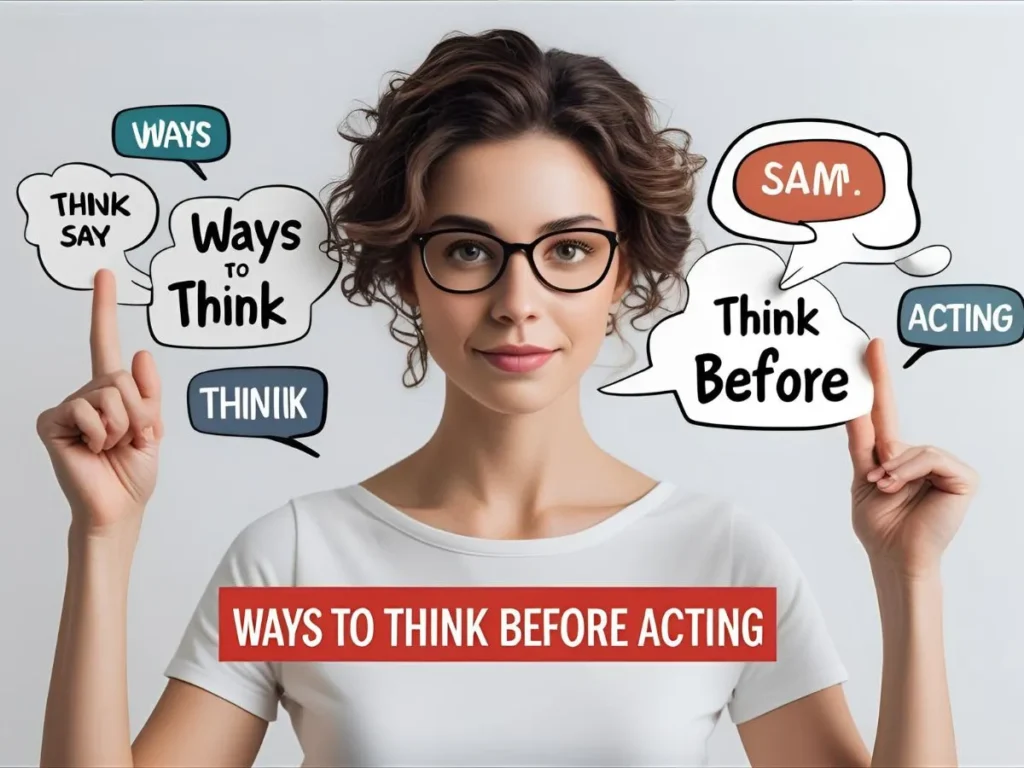 Ways to Say Think Before Acting