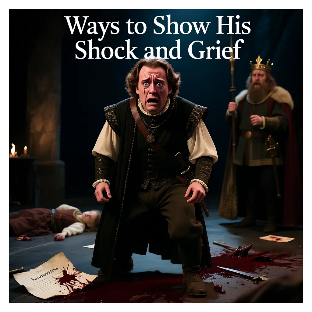 Ways to Show His Shock and Grief