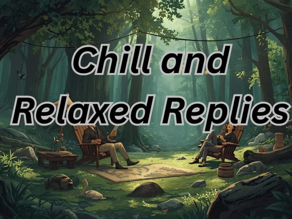 Chill and Relaxed Replies