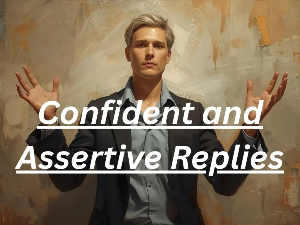 Confident and Assertive Replies