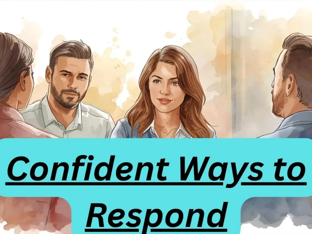 Confident Ways to Respond