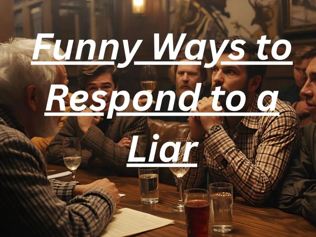 Funny Ways to Respond to a Liar