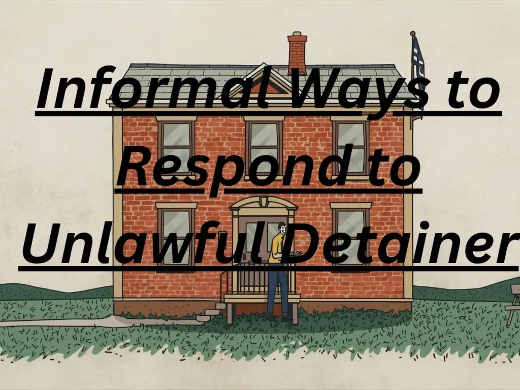 Informal Ways to Respond to Unlawful Detainer