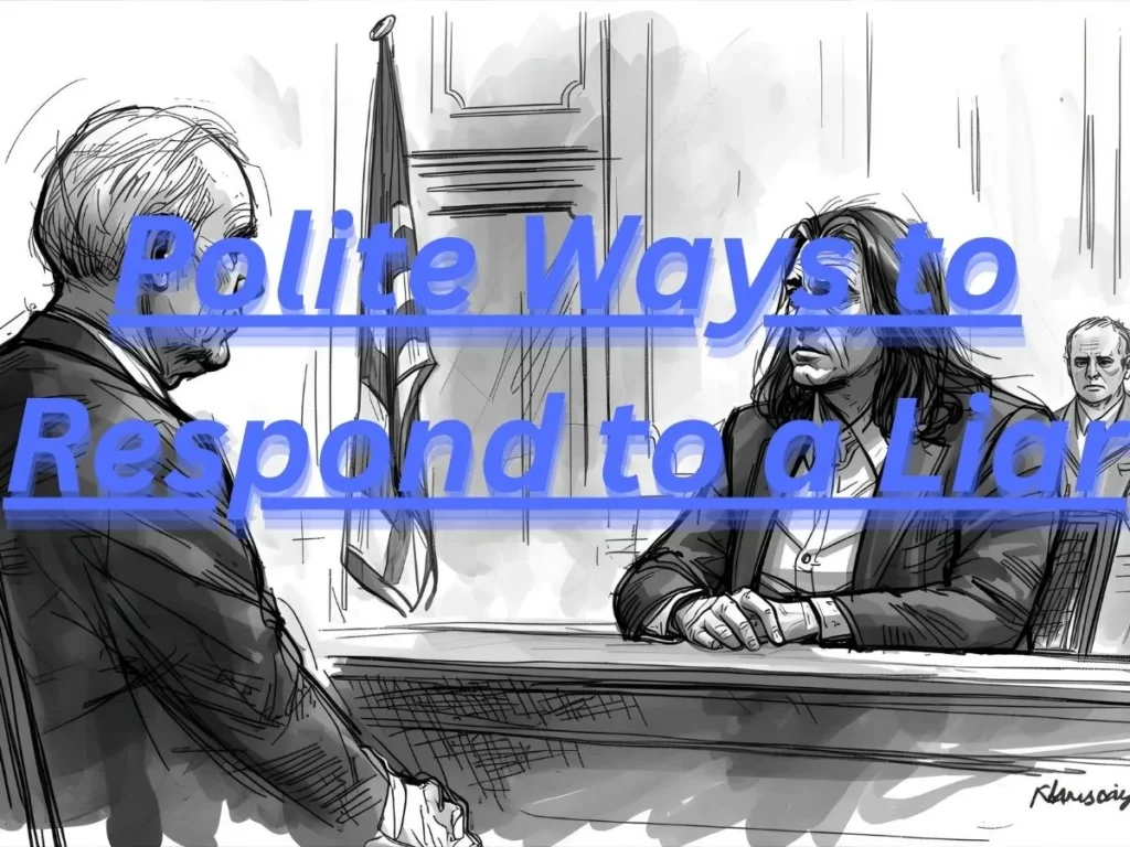 Polite Ways to Respond to a Liar