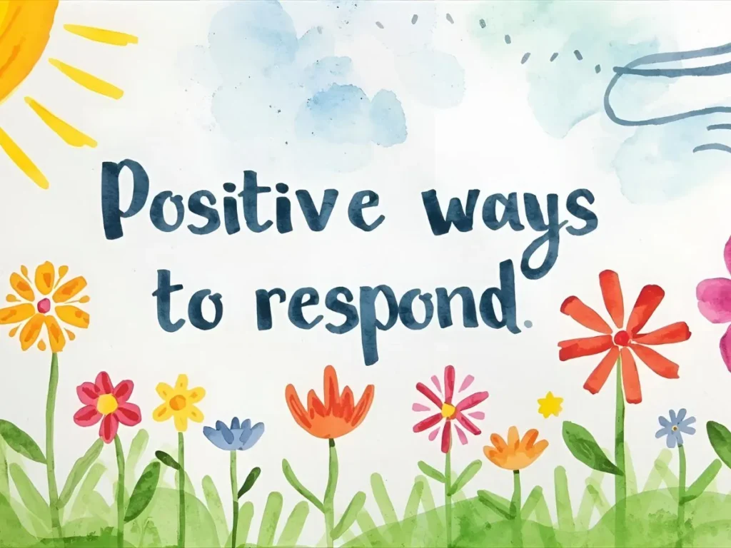 Positive Ways to Respond
