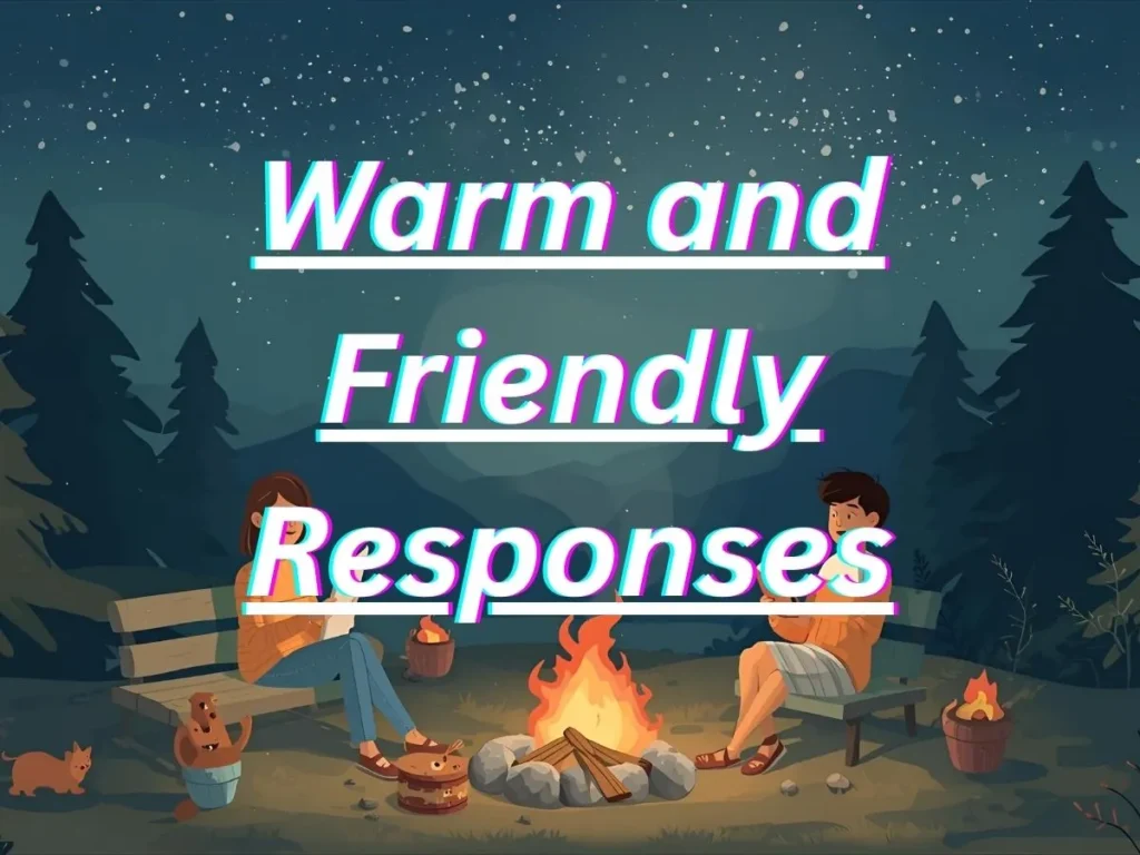 Warm and Friendly Responses