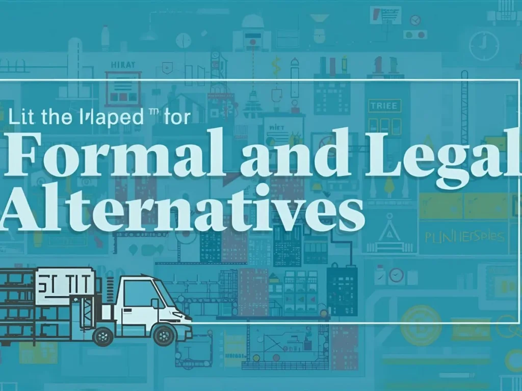 Formal and Legal Alternatives