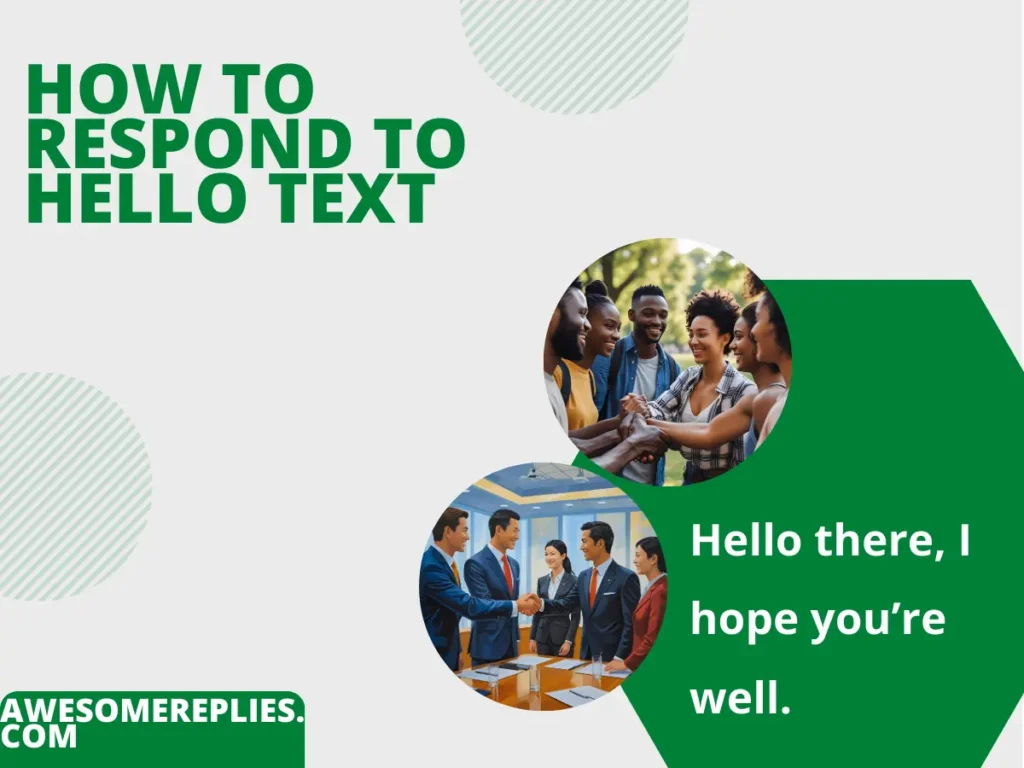 Formal Ways to Say Hello Back