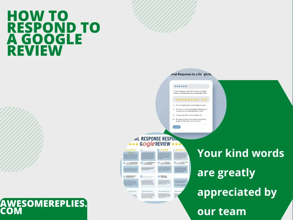 Formal Ways to Respond to a Google Review