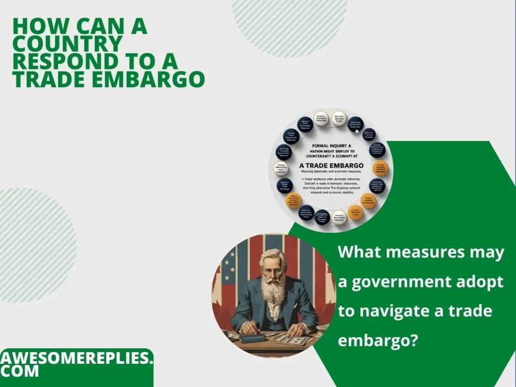 A Country Respond to a Trade Embargo