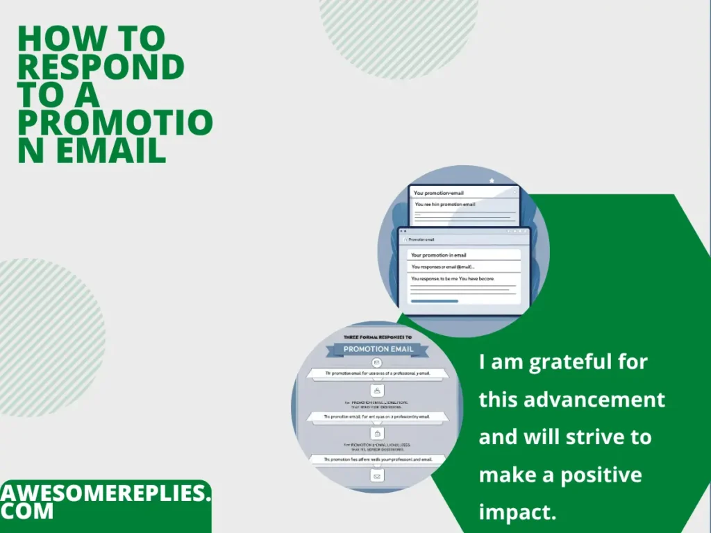 Formal Ways to Respond to a Promotion Email