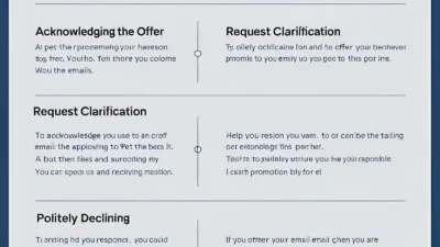 How to Respond to a Promotion Email