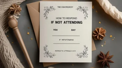 How to Respond to RSVP If Not Attending