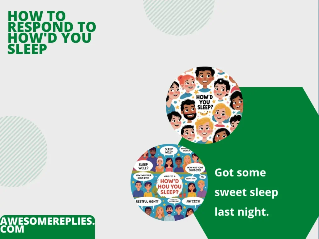 Informal Ways to Say How'd You Sleep