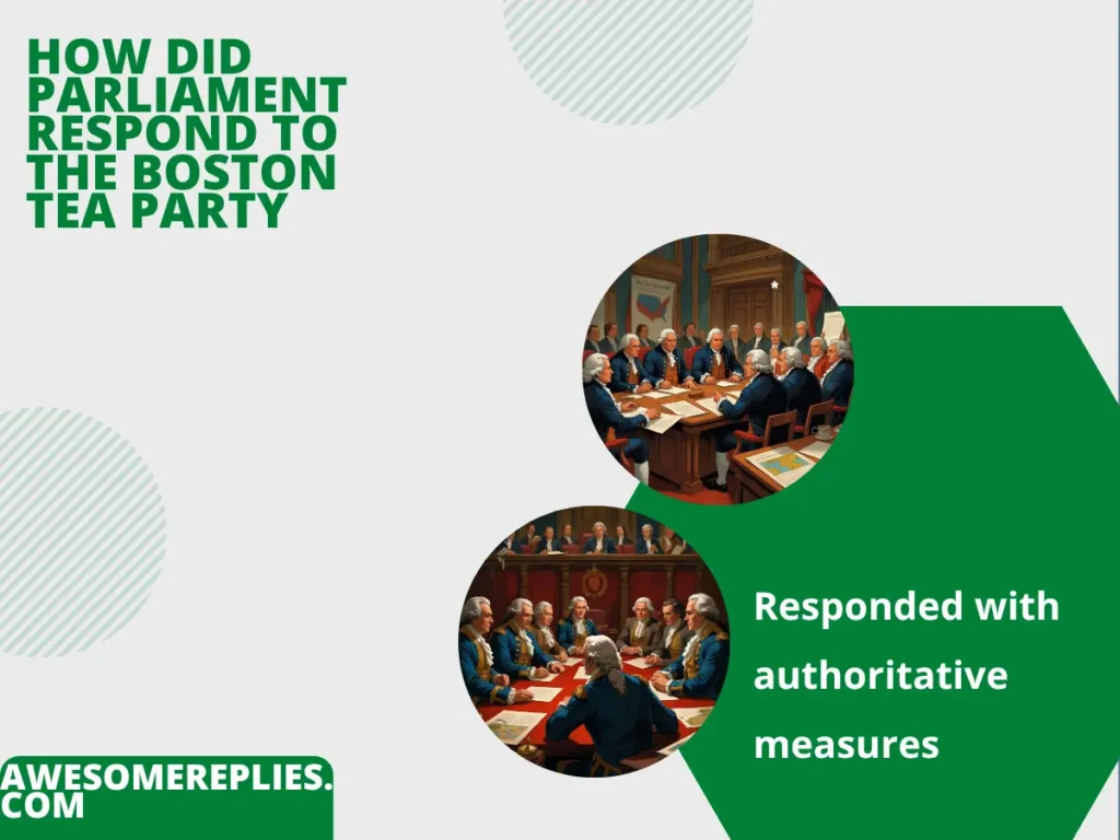 Parliament Responded to the Boston Tea Party