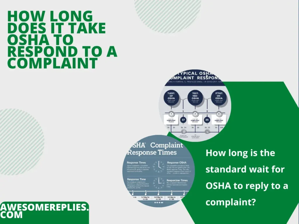 Take OSHA to Respond to a Complaint