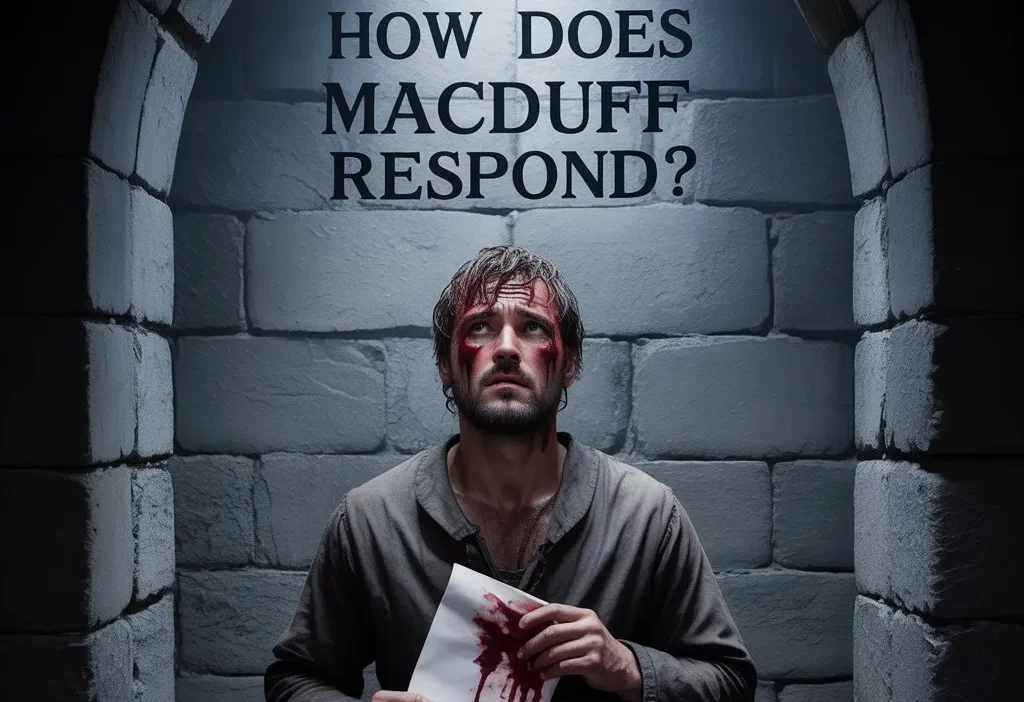 How Macduff Responds to Family Tragedy