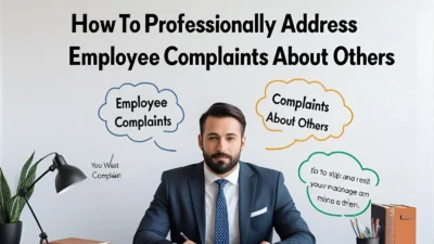 How To Professionally Address Employee Complaints About Others