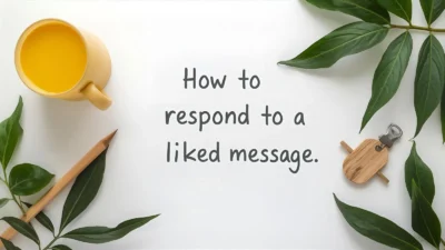 How to Respond to a Liked Message