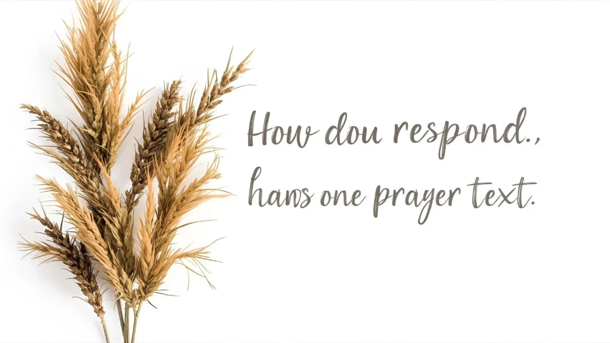 How to Respond to a Prayer Text