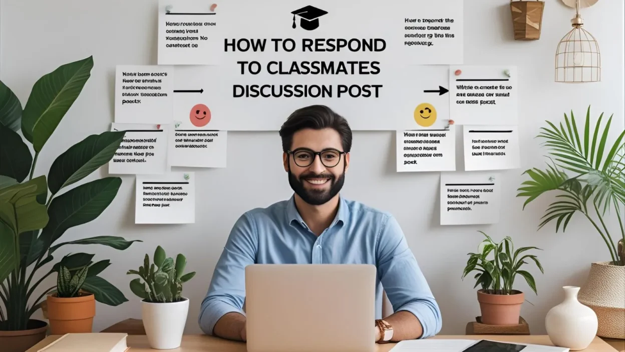 how to respond to classmates discussion post