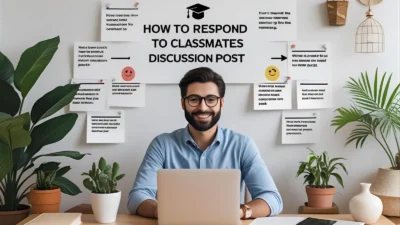 how to respond to classmates discussion post