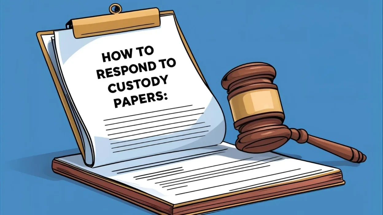 How to Respond to Custody Papers