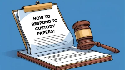 How to Respond to Custody Papers