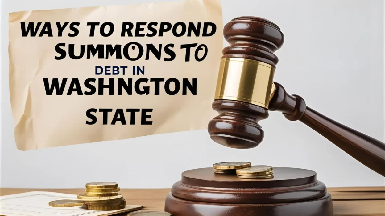 Ways to Respond to Summons For Debt in Washington State