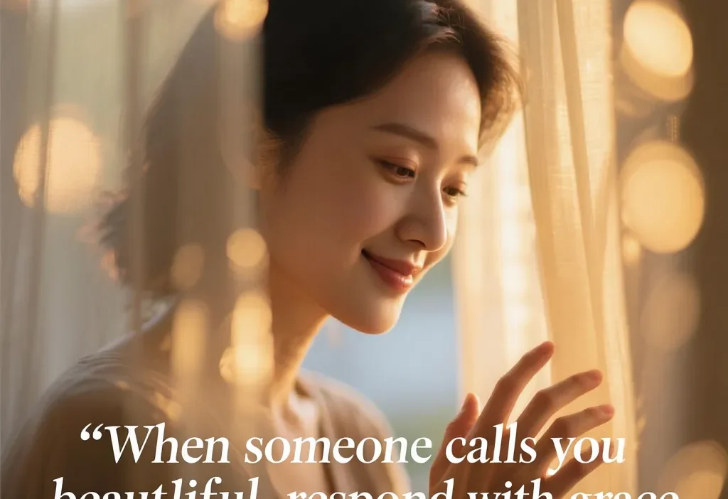 How to Respond When Someone Calls You Beautiful