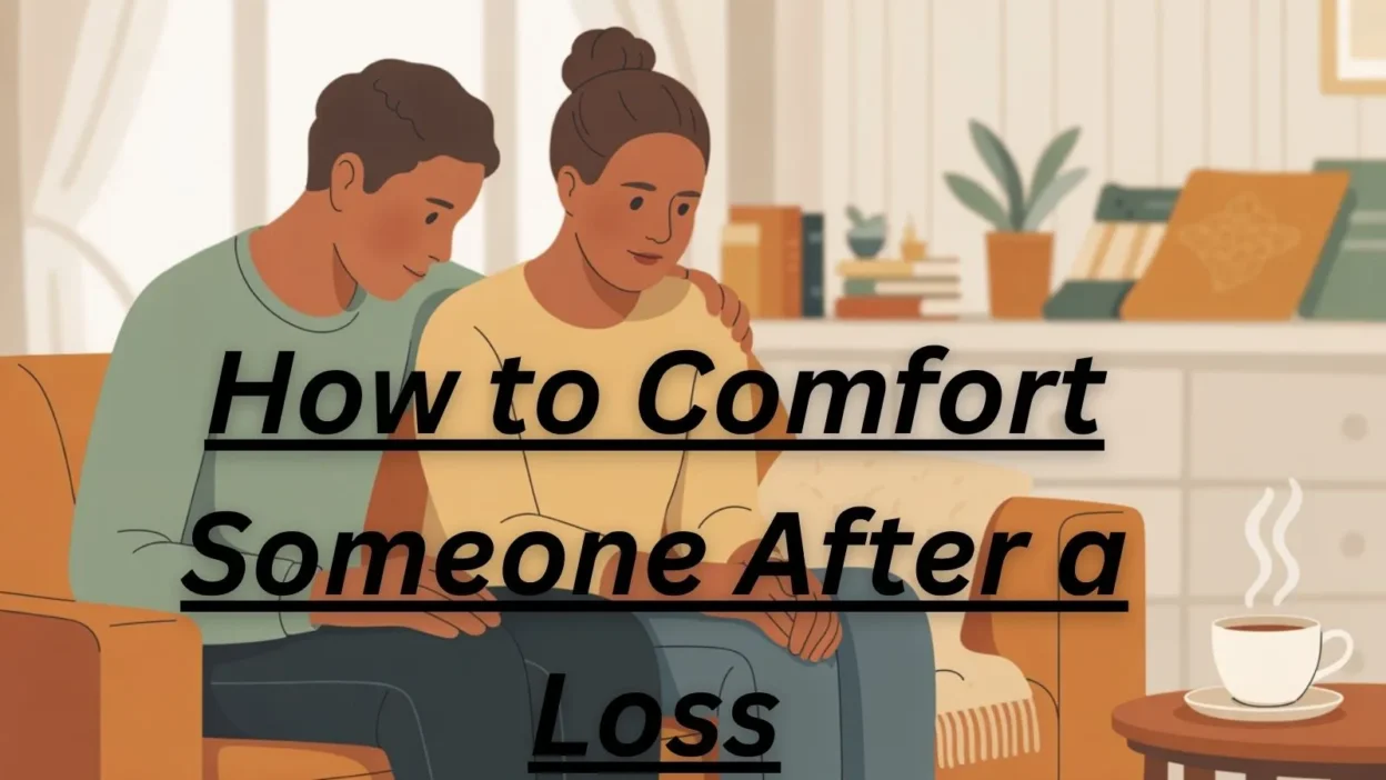 How to Comfort Someone After a Loss