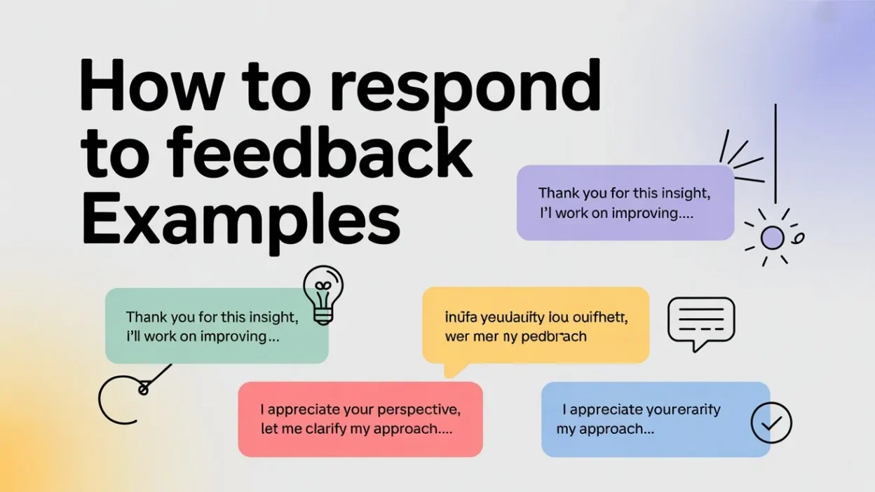 How to Respond to Feedback Examples