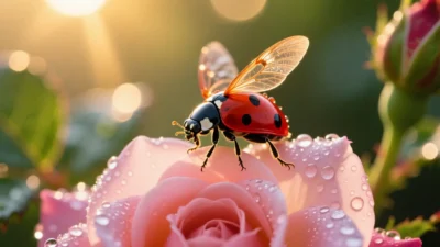 Ladybug Lands